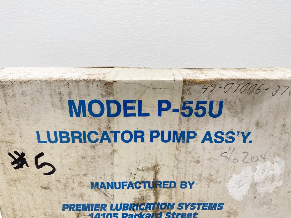Premier Lubrication Systems P-55U Lubricator Pump Assembly